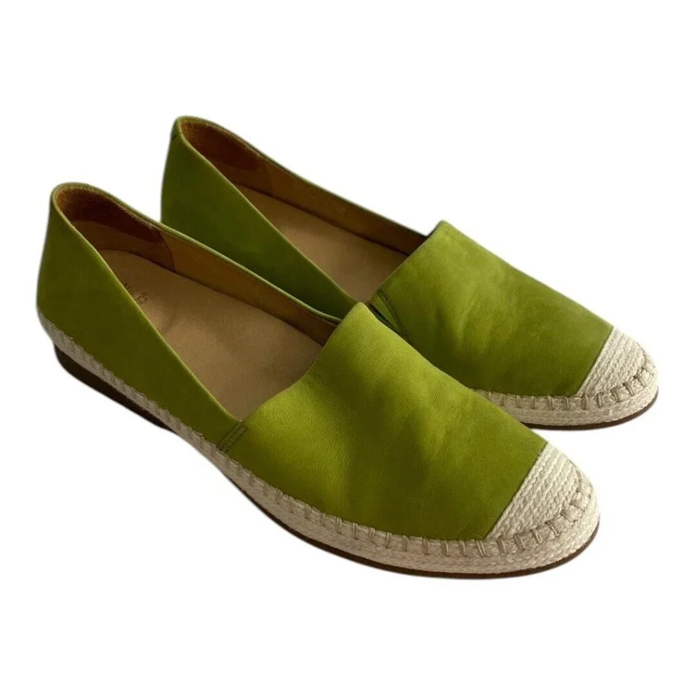 DANSKO Lesley Nubuck Slip-On Shoes Women's Size EU 42 (US 10-10.5) Green